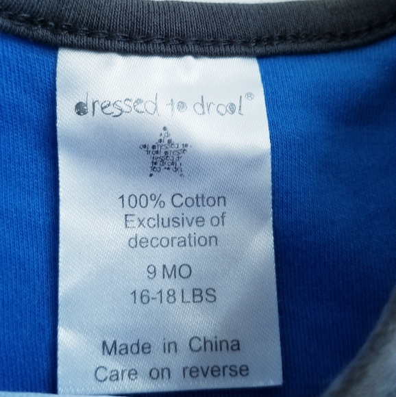 3/$25 Dressed to Drool Baby Boy Bow Tie Onesie Size 9 Months - Picture 11 of 11